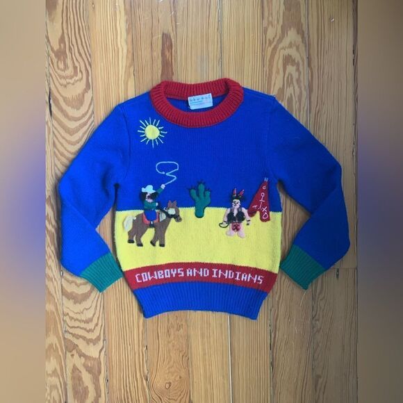 Vintage Sweater and Matching Gloves - Picture 2 of 7
